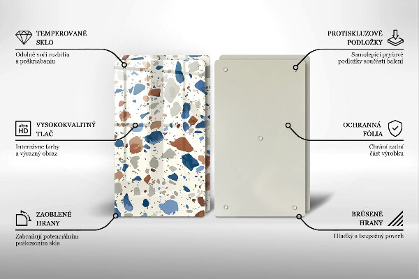 Protection plaque induction Grès décoratif