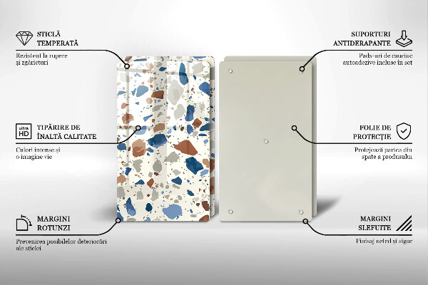 Protection plaque induction Grès décoratif