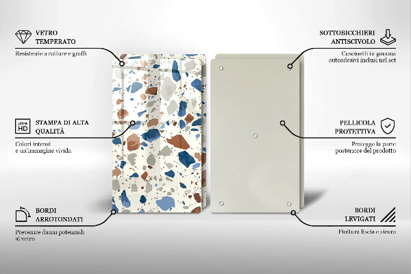 Protection plaque induction Grès décoratif