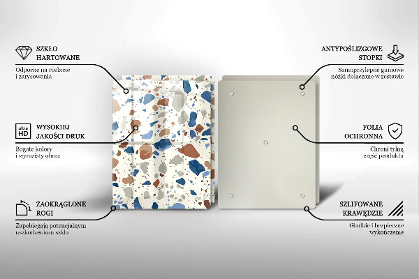 Protection plaque induction Grès décoratif