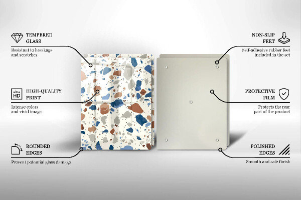 Protection plaque induction Grès décoratif