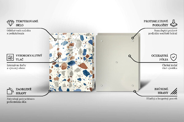 Protection plaque induction Grès décoratif