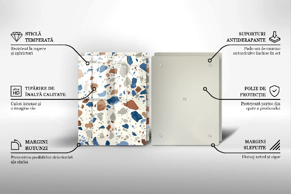 Protection plaque induction Grès décoratif