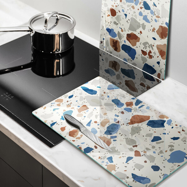 Protection plaque induction Grès décoratif