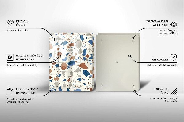 Protection plaque induction Grès décoratif