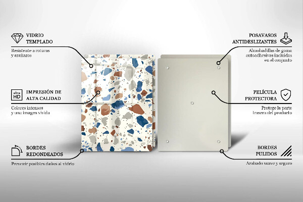 Protection plaque induction Grès décoratif