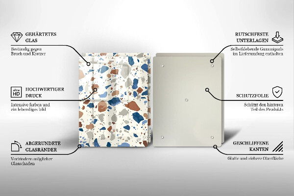 Protection plaque induction Grès décoratif