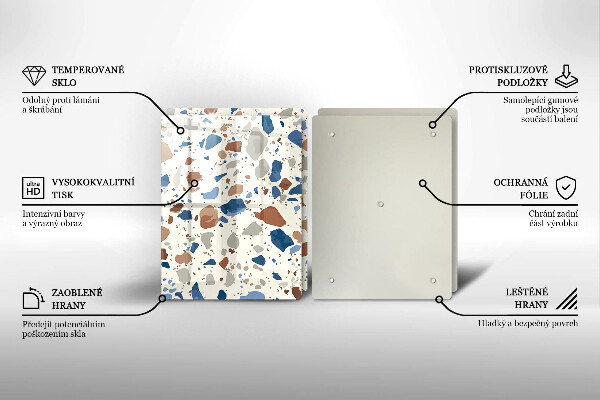 Protection plaque induction Grès décoratif