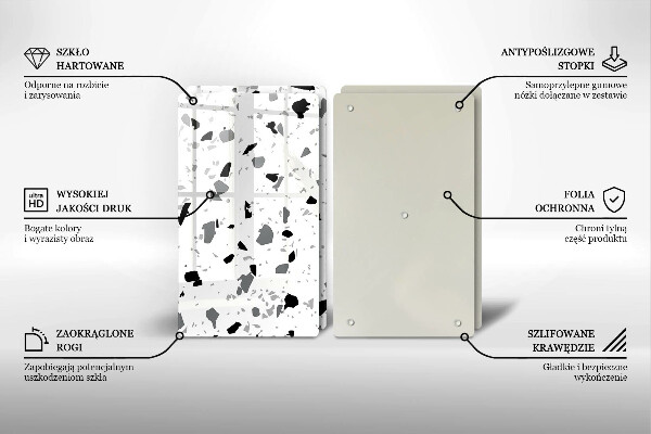 Protection plaque induction Grès décoratif