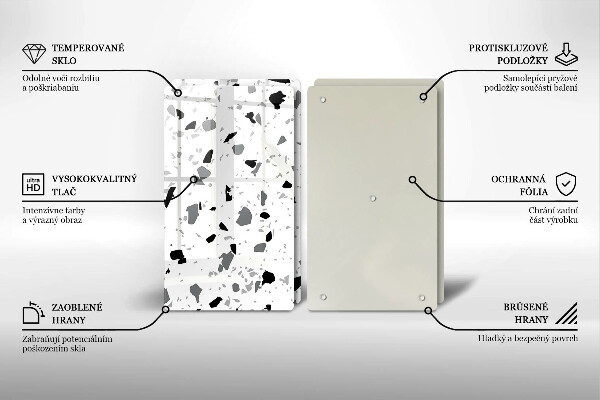 Protection plaque induction Grès décoratif