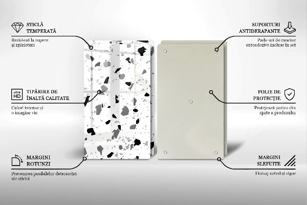 Protection plaque induction Grès décoratif