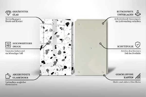 Protection plaque induction Grès décoratif