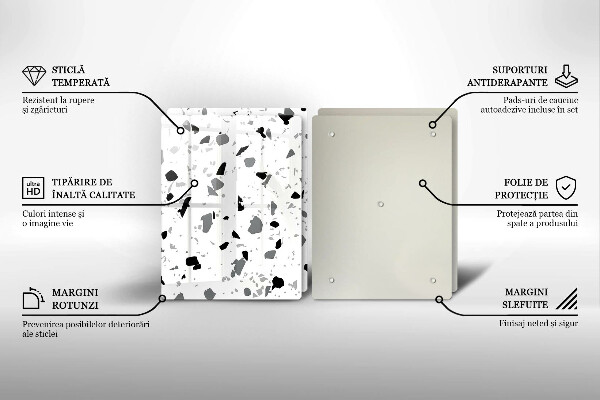 Protection plaque induction Grès décoratif