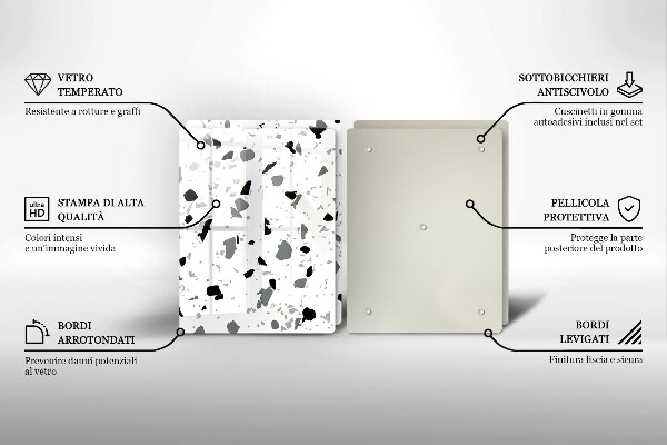 Protection plaque induction Grès décoratif