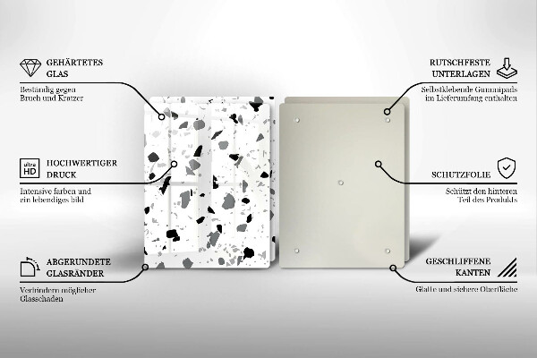 Protection plaque induction Grès décoratif