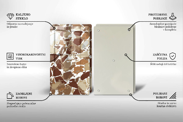 Protection plaque induction Teintures décoratives pour pierre