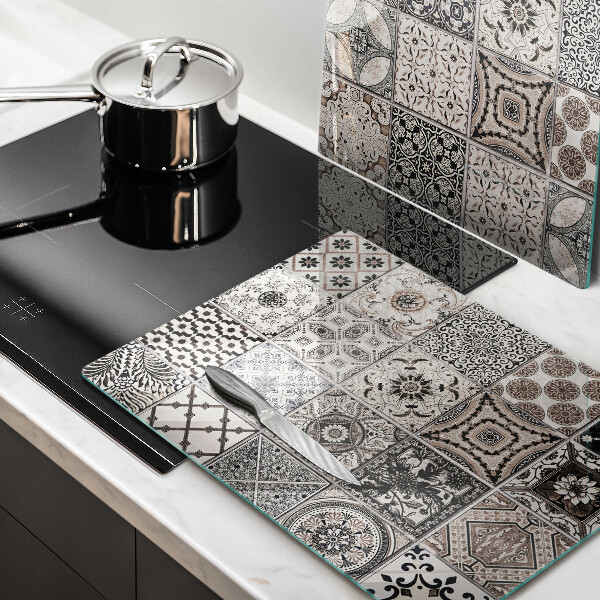 Cache plaque de cuisson Carreaux décoratifs