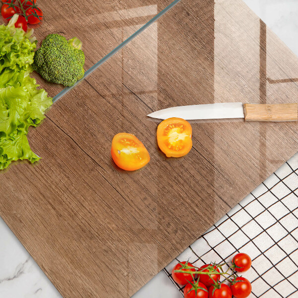 Cache plaque de cuisson Texture du bois