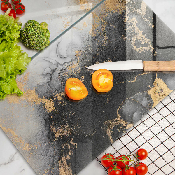 Cache plaque de cuisson Abstraction avec de l'or