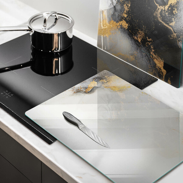 Cache plaque de cuisson Abstraction avec de l'or