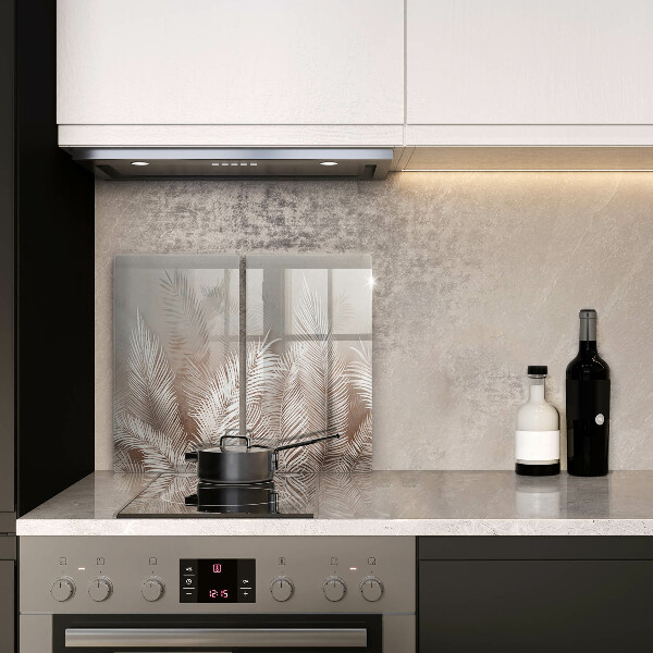 Cache plaque de cuisson Feuilles de végétation bohème