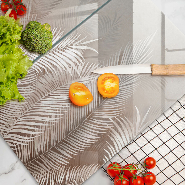 Cache plaque de cuisson Feuilles de végétation bohème