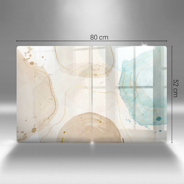 Cache plaque de cuisson Formes bohèmes lumineuses