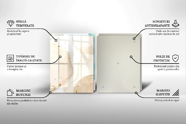 Cache plaque de cuisson Formes bohèmes lumineuses