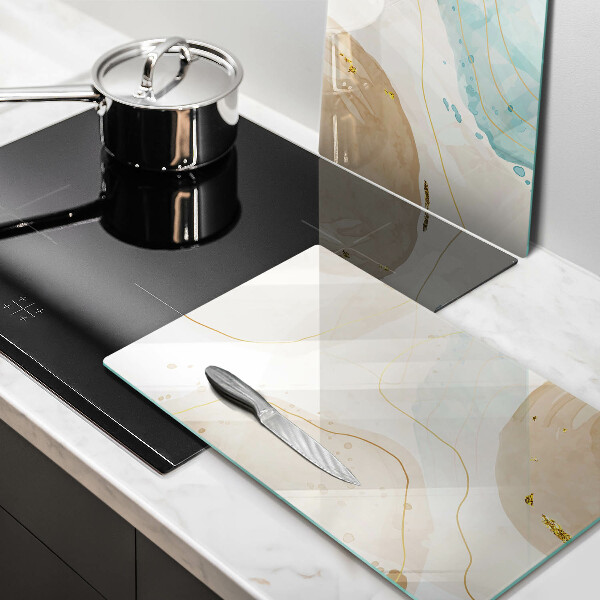 Cache plaque de cuisson Formes bohèmes lumineuses