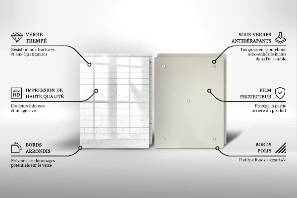 Cache plaque de cuisson Tableaux lumineux modernes