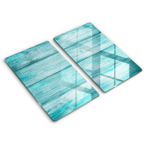 Cache plaque de cuisson Planches de bois vintage