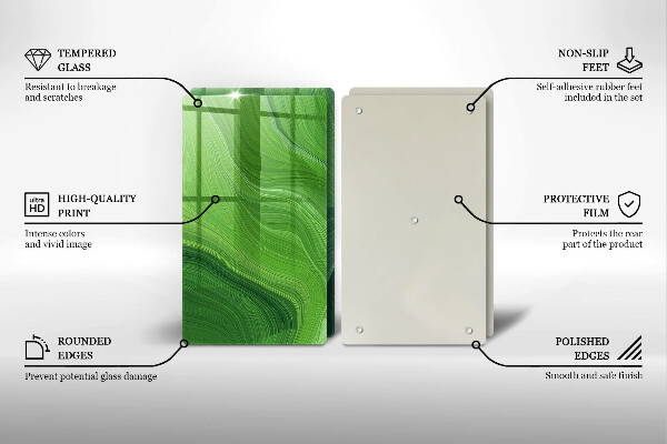 Cache plaque de cuisson Texture abstraite