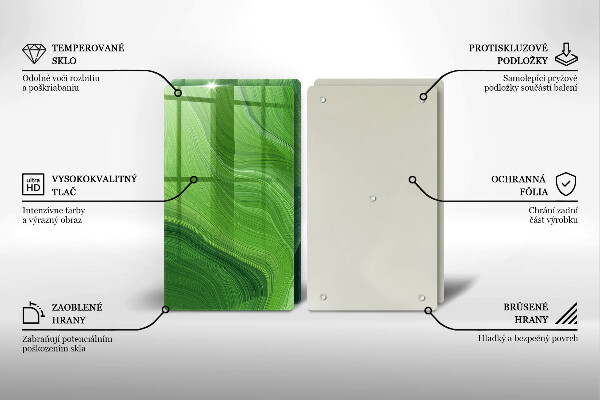 Cache plaque de cuisson Texture abstraite