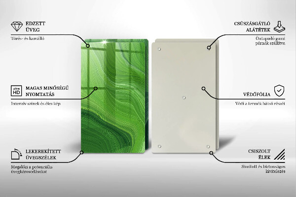 Cache plaque de cuisson Texture abstraite