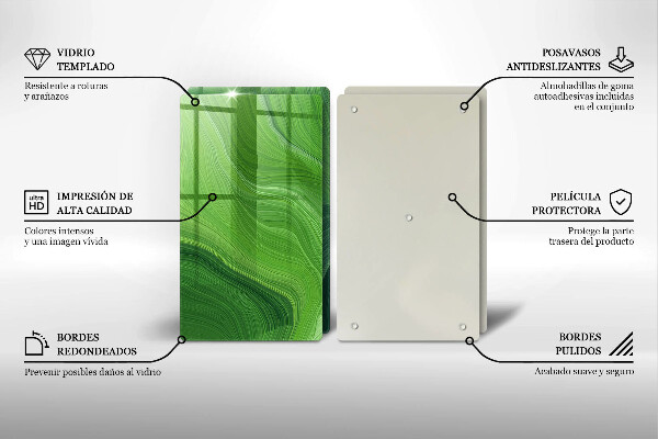 Cache plaque de cuisson Texture abstraite