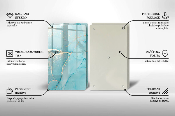 Cache plaque de cuisson Abstraction de pierre