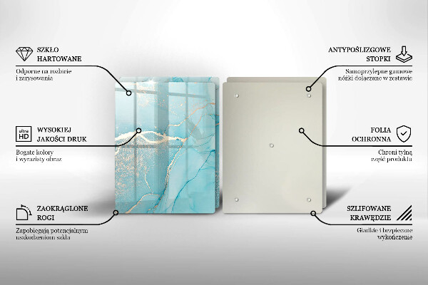 Cache plaque de cuisson Abstraction de pierre