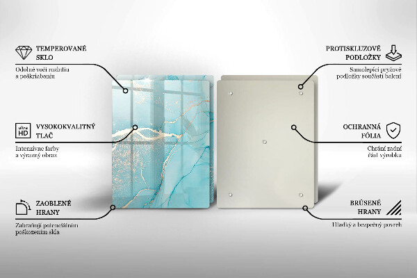 Cache plaque de cuisson Abstraction de pierre