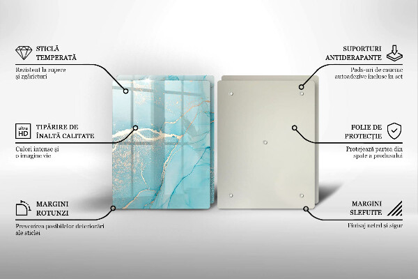 Cache plaque de cuisson Abstraction de pierre