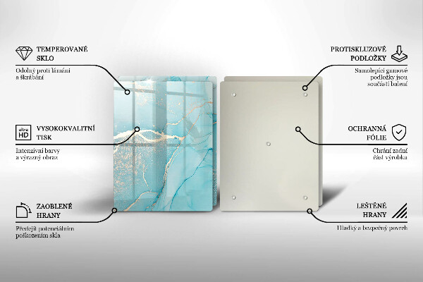 Cache plaque de cuisson Abstraction de pierre