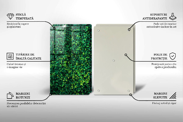 Cache plaque de cuisson Plante à petites feuilles