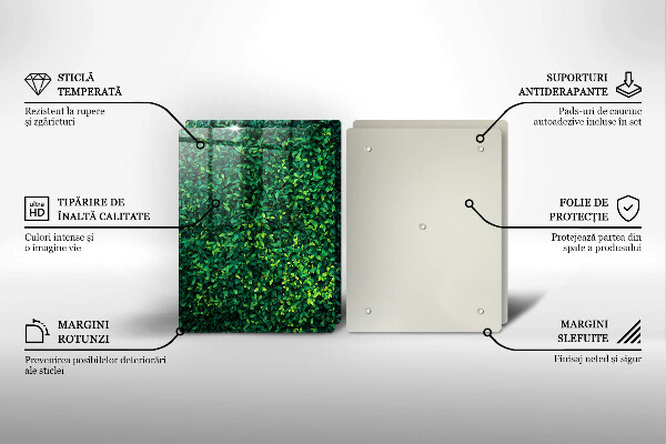 Cache plaque de cuisson Plante à petites feuilles