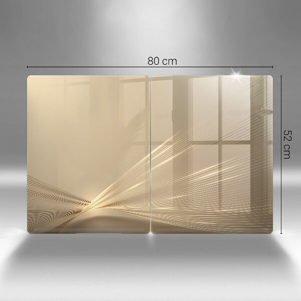 Cache plaque de cuisson Abstraction moderne