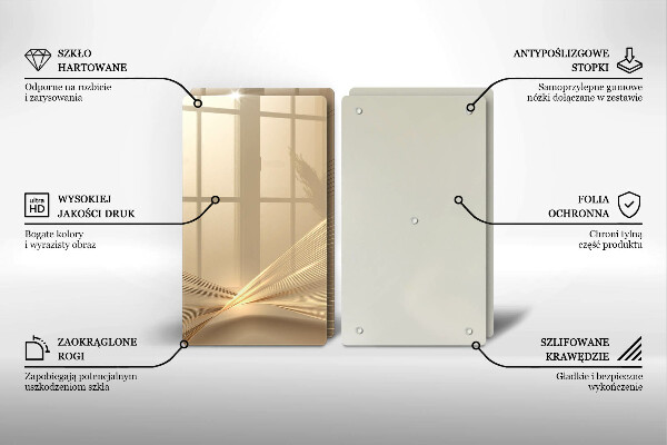 Cache plaque de cuisson Abstraction moderne