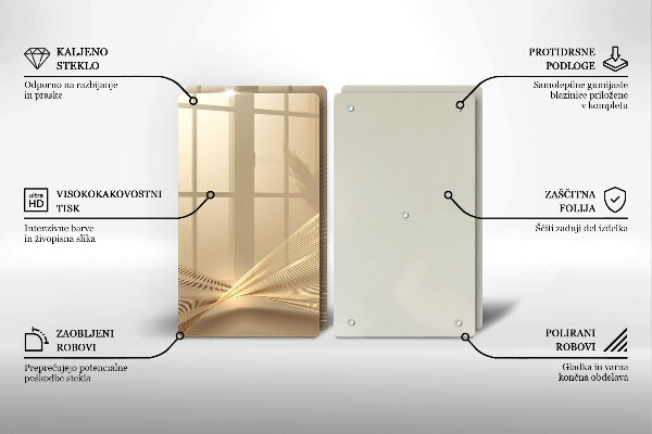 Cache plaque de cuisson Abstraction moderne