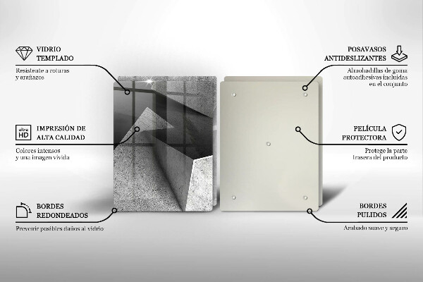 Cache plaque de cuisson Abstraction concrète