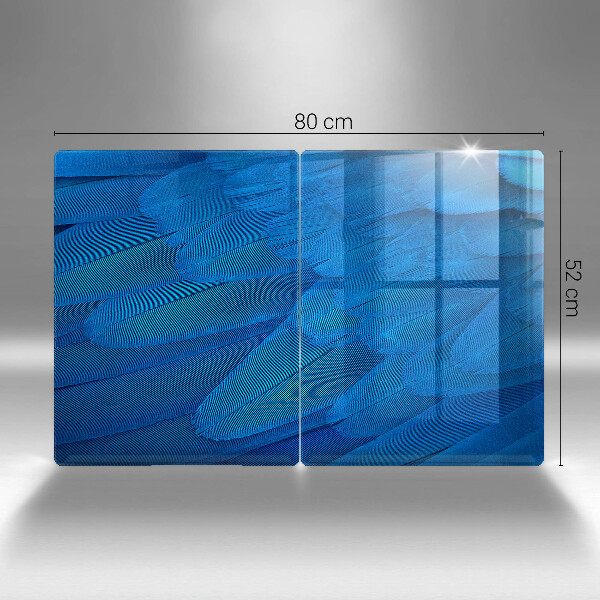 Cache plaque de cuisson Plumes d'oiseaux