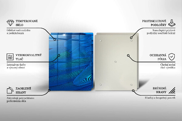Cache plaque de cuisson Plumes d'oiseaux