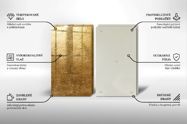 Cache plaque de cuisson Fond de texture or