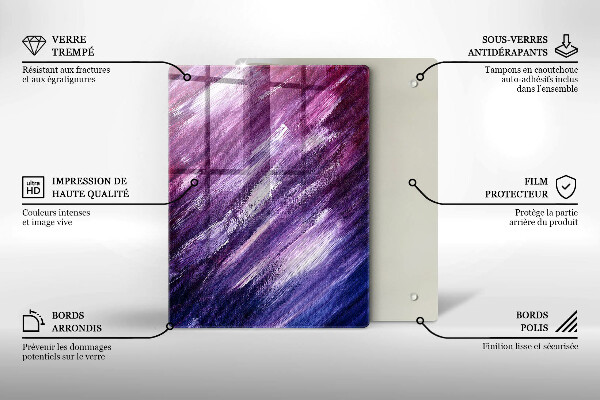 Protection pour plaque de cuisson Couleur grise